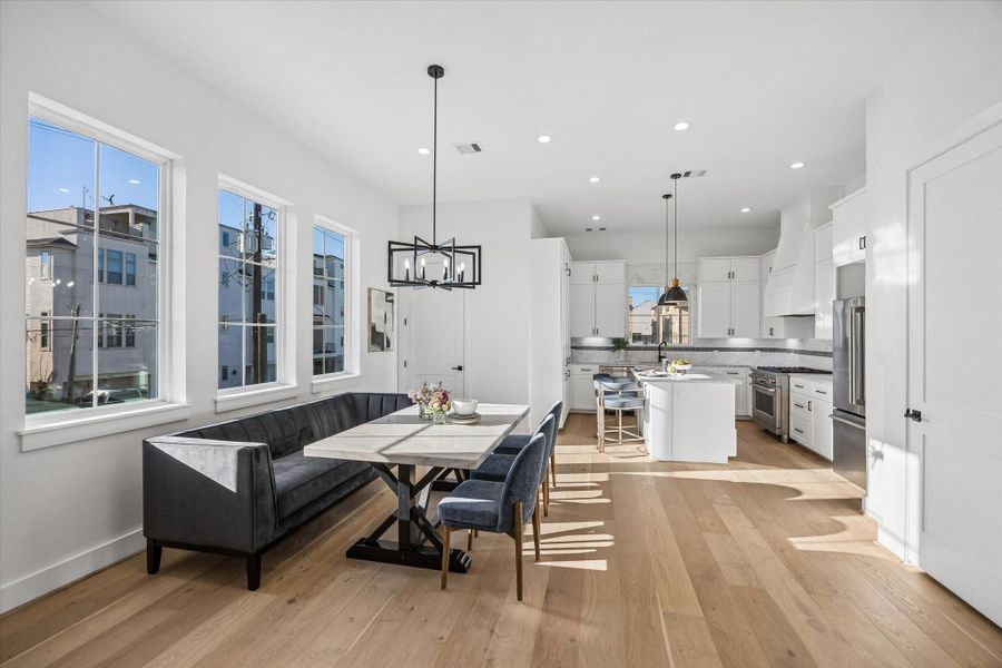 Furnished interior view inside a new home in , Houston (Image 17). Furnished interior view inside a new home in , Houston (Image 17).