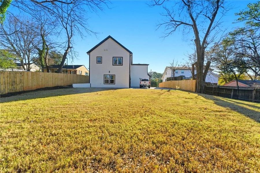 Exterior details and patio area of a home in , Atlanta (Image 2). Exterior details and patio area of a home in , Atlanta (Image 2).
