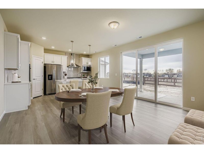 Furnished interior view inside a new home in Country Club Reserve, Fort Collins (Image 6).