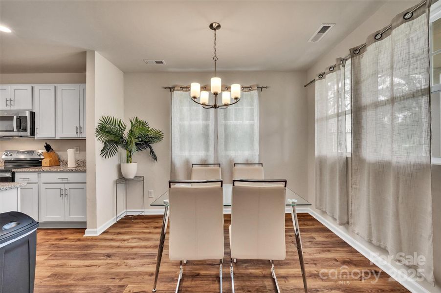 Furnished interior view inside a new home in , Charlotte (Image 10).