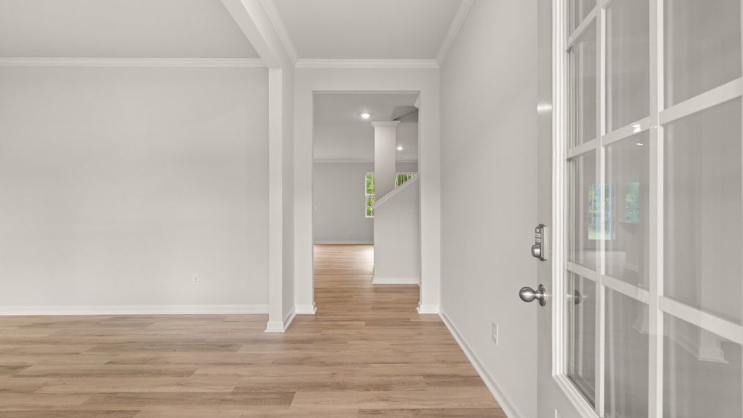 Representative unfurnished interior of a home built from the Hayden by D.R. Horton in Hamptons at Riverwood South, Dallas (Image 14).