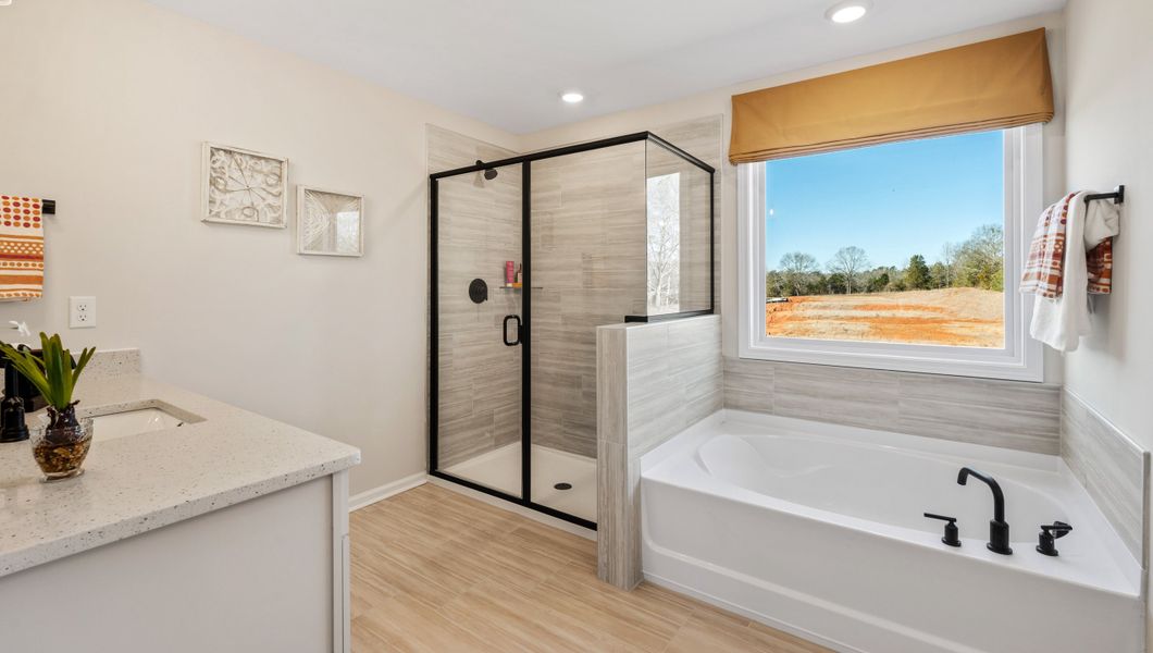 Furnished interior view inside a new home in Campbell Ridge, Piedmont (Image 34).