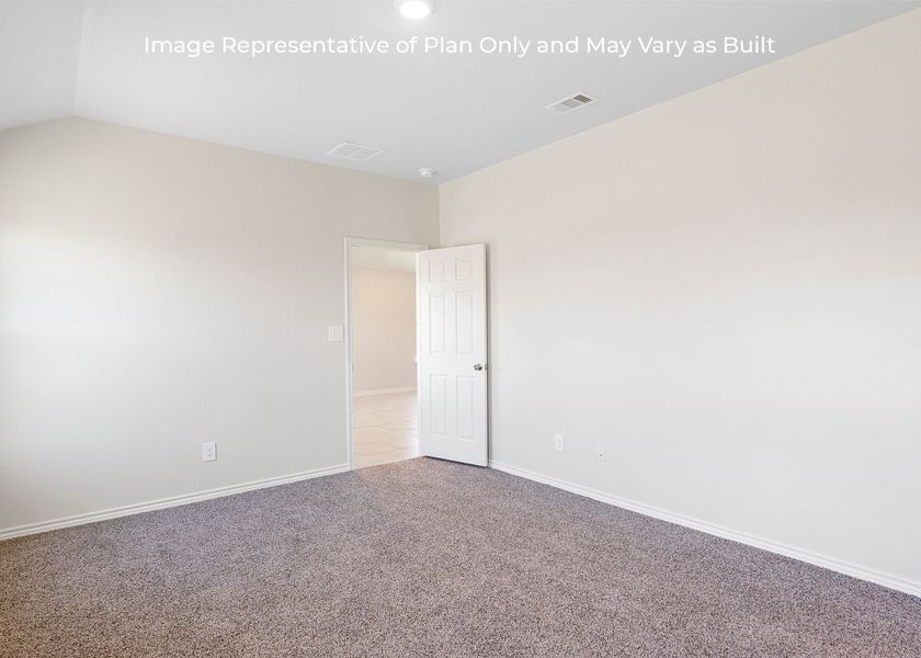 Representative unfurnished interior of a home built from the Camden by D.R. Horton in London Towne, Corpus Christi (Image 16).