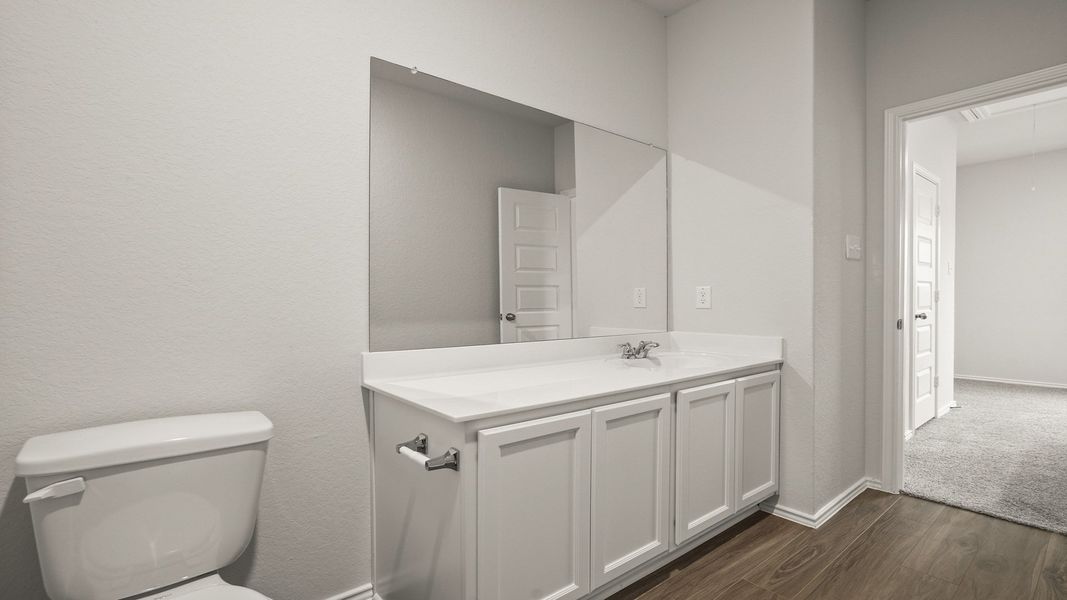 Furnished interior view inside a new home in Somerset Trails, San Antonio (Image 8). Furnished interior view inside a new home in Somerset Trails, San Antonio (Image 8).