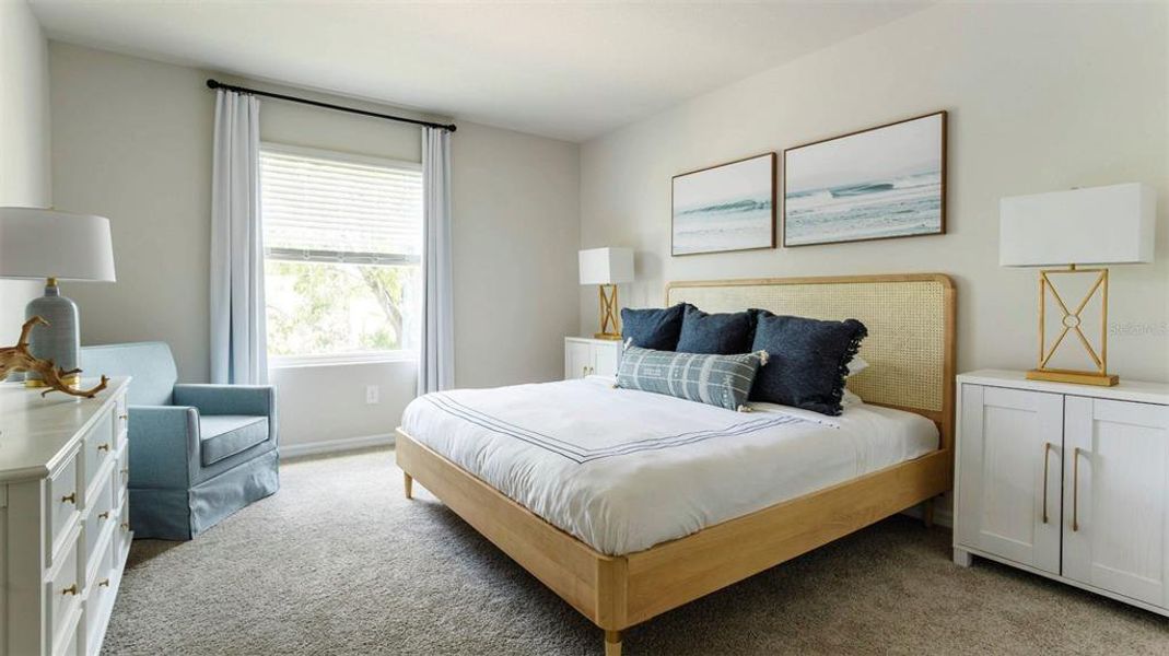 Furnished interior view inside a new home in The Gardens at Bay Street, Sarasota (Image 16).