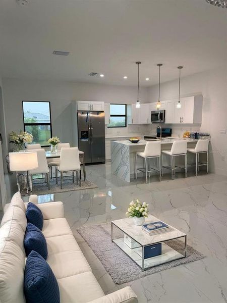 Furnished interior view inside a new home in , Lehigh Acres (Image 5).