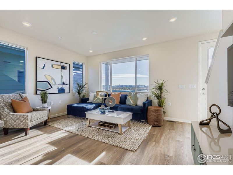 Furnished interior view inside a new home in Baseline, Broomfield (Image 17).