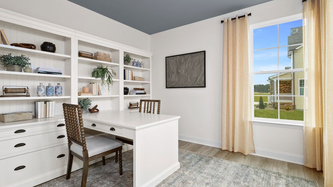 Stonefield home plan first floor flex space/home office/playroom Stonefield home plan first floor flex space/home office/playroom