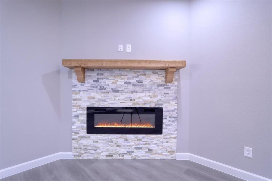 Decorative fireplace