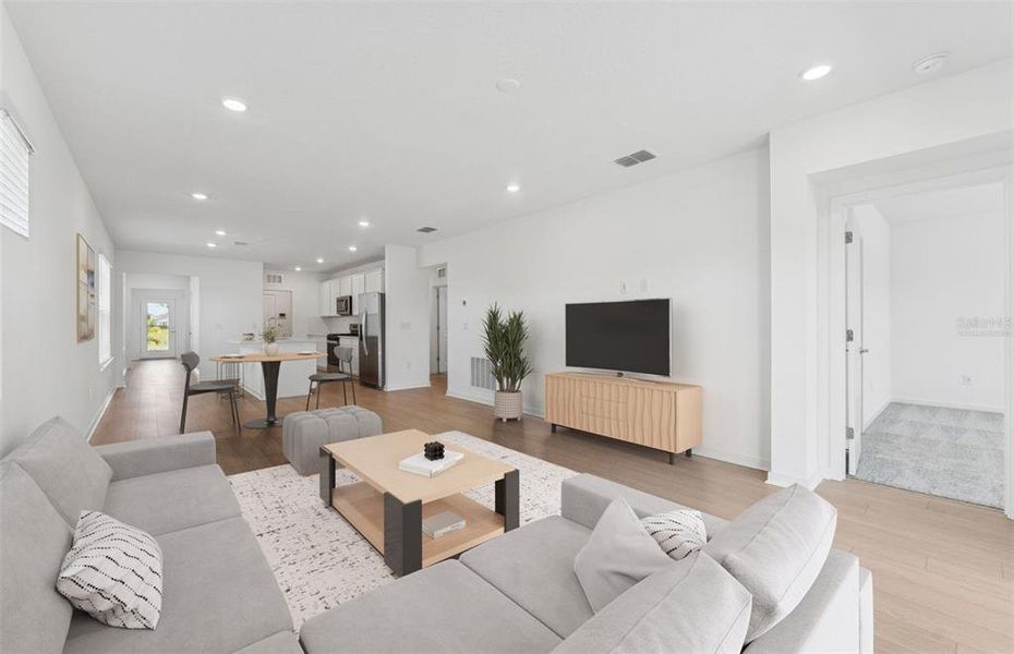 Furnished interior view inside a new home in Riverwood, Zephyrhills (Image 6).