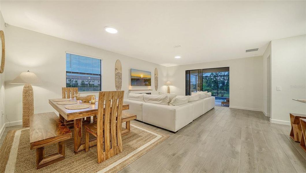 Furnished interior view inside a new home in Lorraine Lakes at Lakewood Ranch, Lakewood Ranch (Image 42).