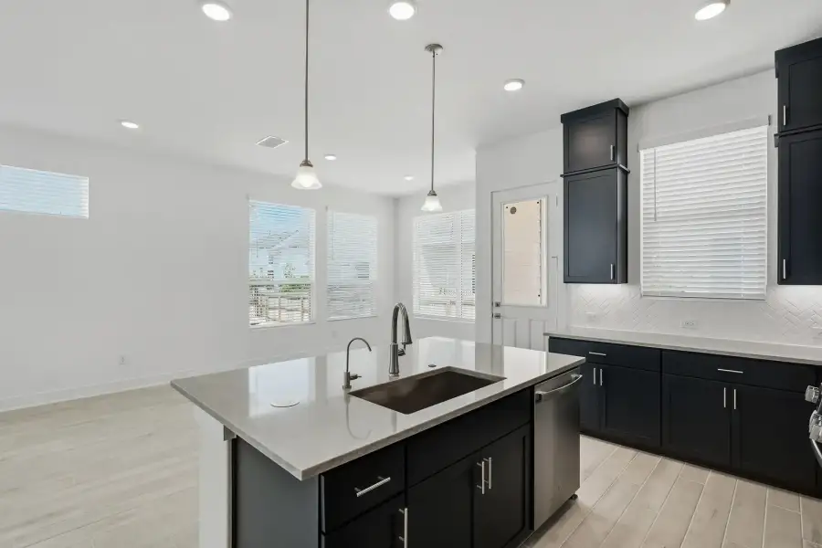 Furnished interior view inside a new home in Rose Hill, San Antonio (Image 12).