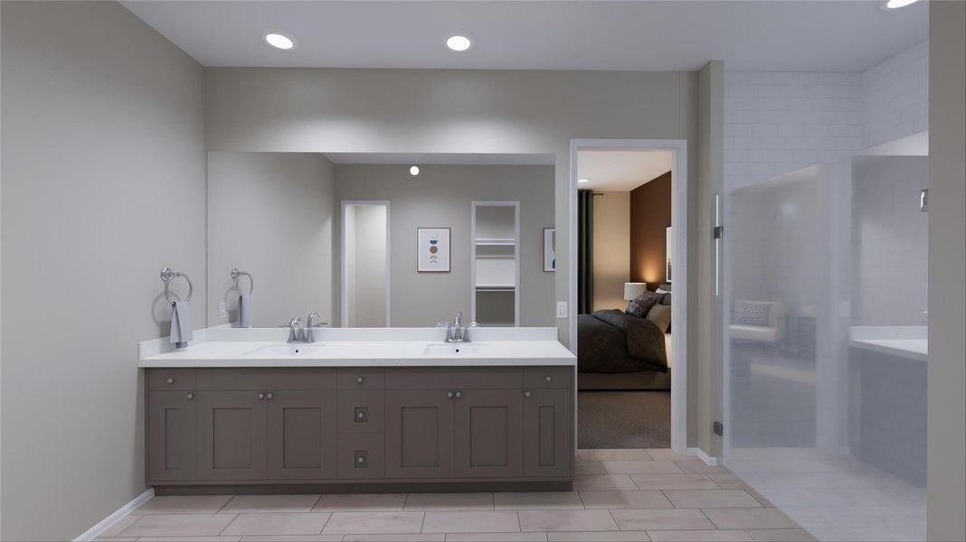 Furnished interior view inside a new home in Anniston, Katy (Image 23).