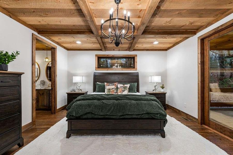 Furnished interior view inside a new home in , McCaysville (Image 49).