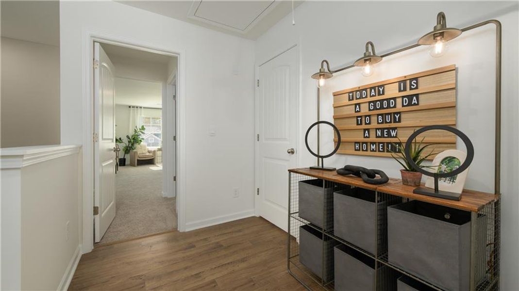 Furnished interior view inside a new home in Harvest Park, Decatur (Image 16).