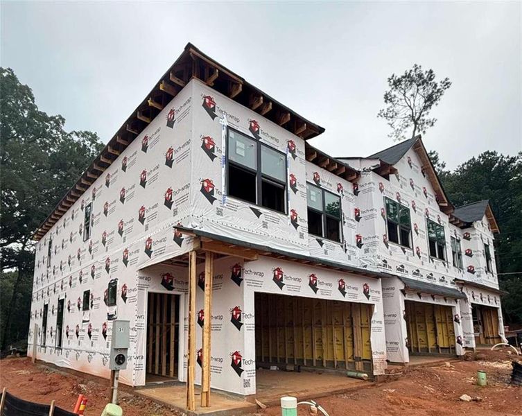 In-progress construction of a new home in , Tucker, GA (Image 7).