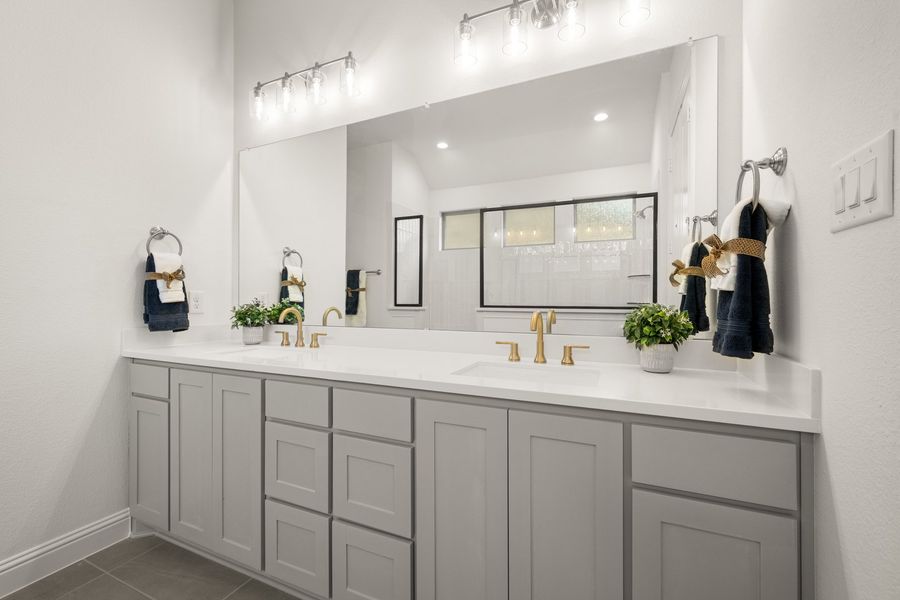 Furnished interior view inside a new home in Panchasarp Farms, Burleson (Image 24).