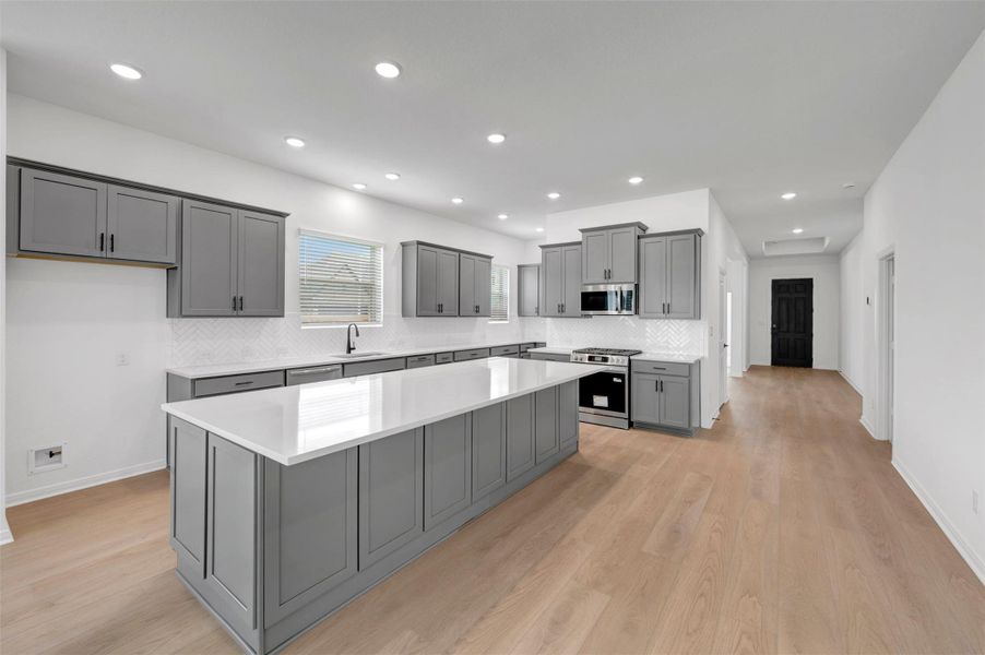 Furnished interior view inside a new home in Escondido - Overlook Collection, Magnolia (Image 4).