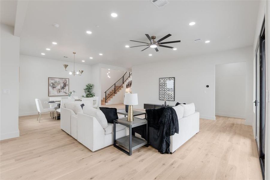 Furnished interior view inside a new home in , Red Oak (Image 17).