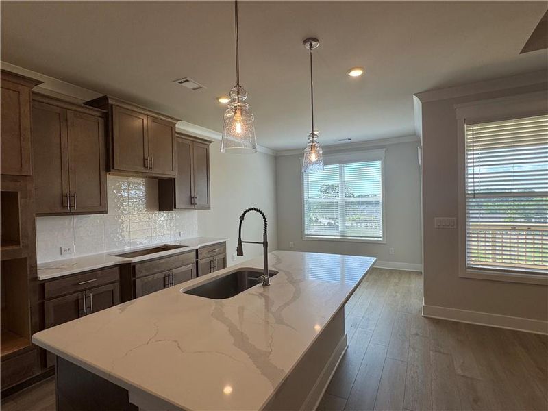 Furnished interior view inside a new home in Rosewood Lake Preserve, Hoschton (Image 8).