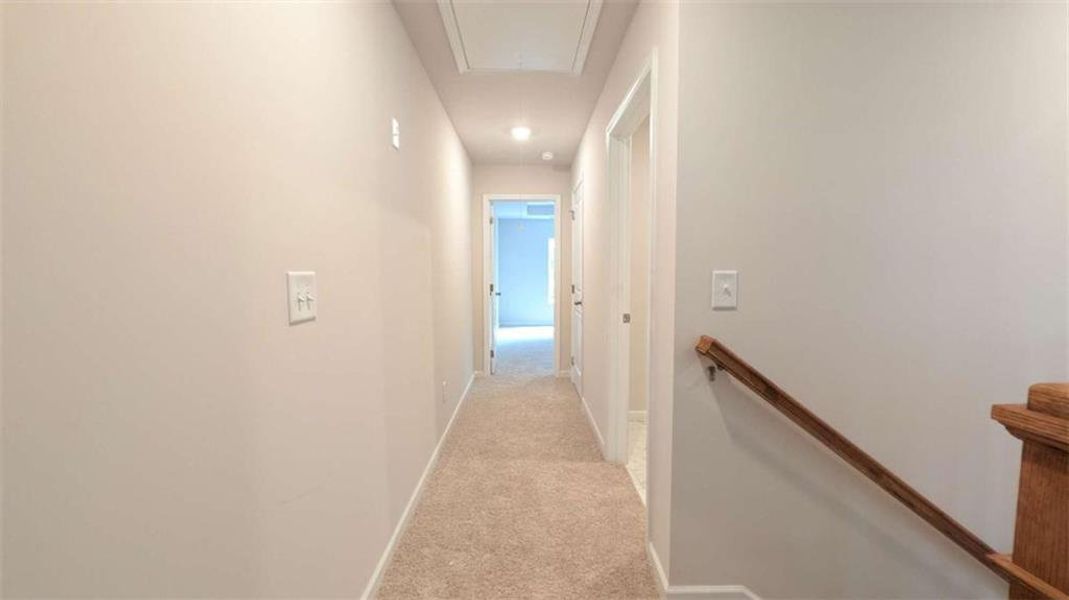 Spacious, unfurnished interior of a new home in Owen Preserve, Canton (Image 25).