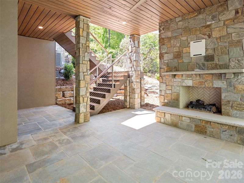 Exterior details and patio area of a home in , Arden (Image 27).