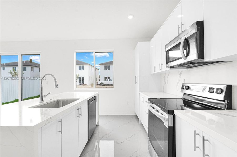Furnished interior view inside a new home in Chloe's Estates, Miami (Image 14).