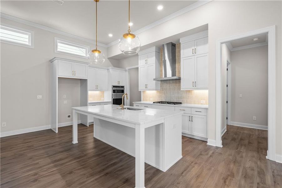 Furnished interior view inside a new home in Aberdeen, Hoschton (Image 7).