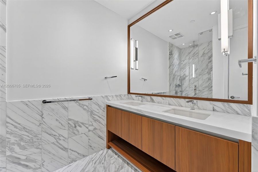 Furnished interior view inside a new home in , Miami (Image 6).