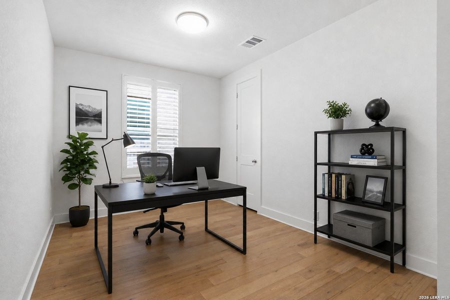 Furnished interior view inside a new home in Veramendi, New Braunfels (Image 8).