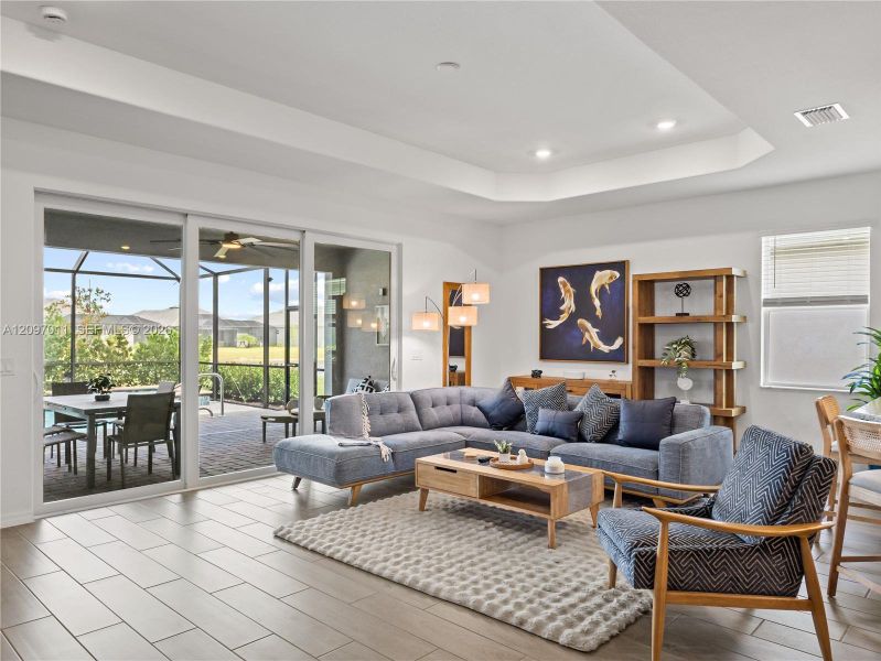 Furnished interior view inside a new home in , Punta Gorda (Image 16).