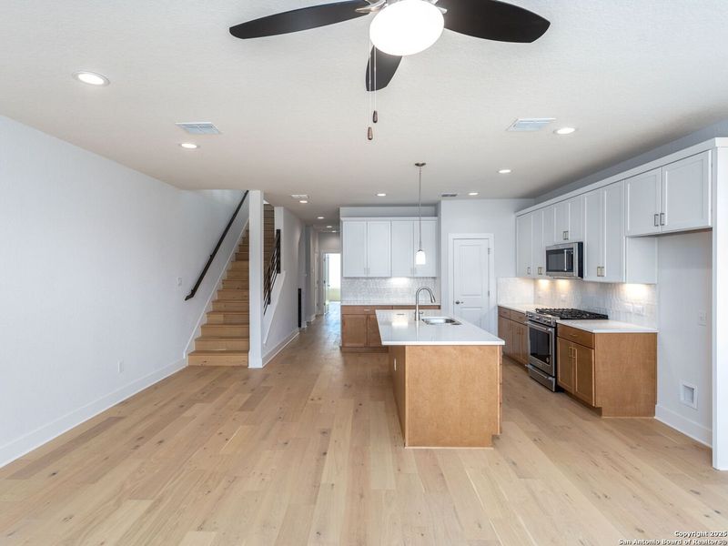 Furnished interior view inside a new home in Victoria Commons, San Antonio (Image 7).
