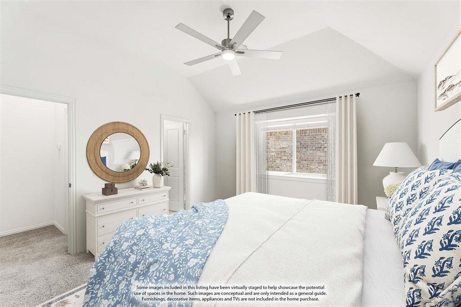 Furnished interior view inside a new home in Chaparral Park, Oak Point (Image 17).