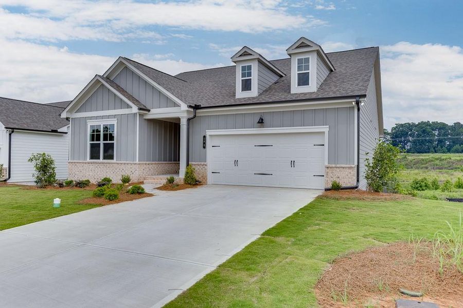 Front exterior of a new home in , Jefferson, GA, highlighting curb appeal (Image 2).