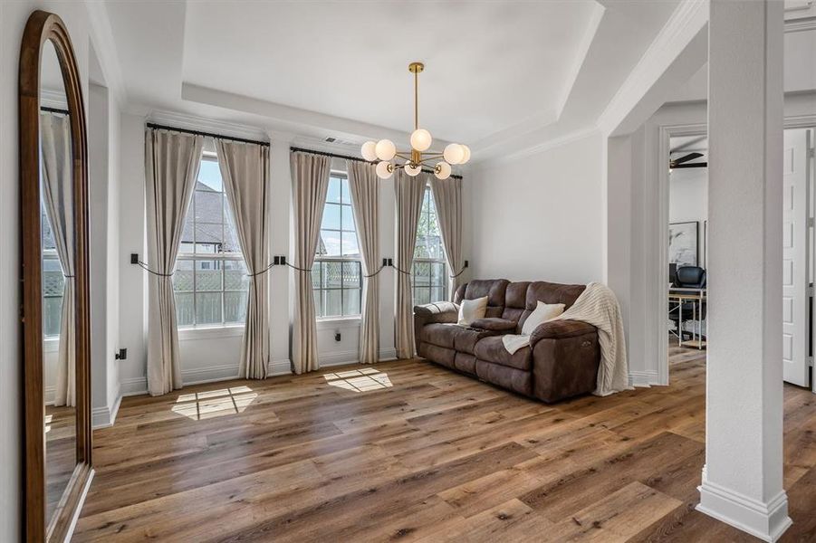 Furnished interior view inside a new home in , Northlake (Image 8).