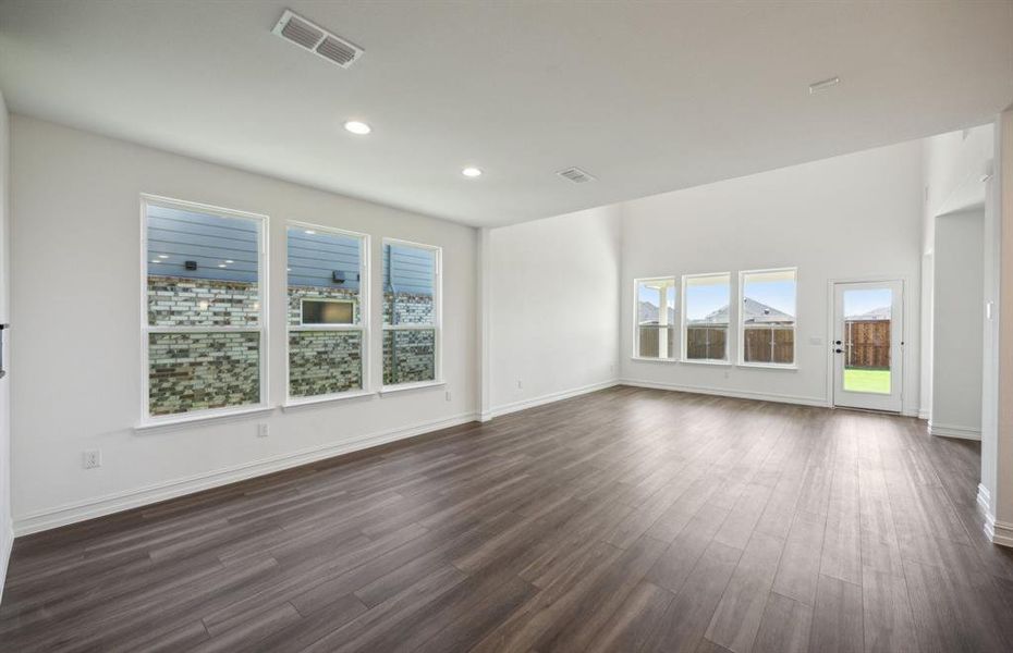 Airy gathering room *real home pictured