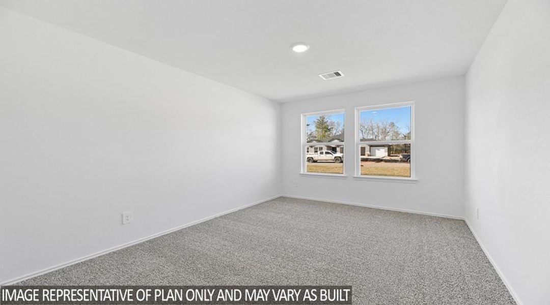 Spacious, unfurnished interior of a new home in Williams Reserve East, Conroe (Image 9).