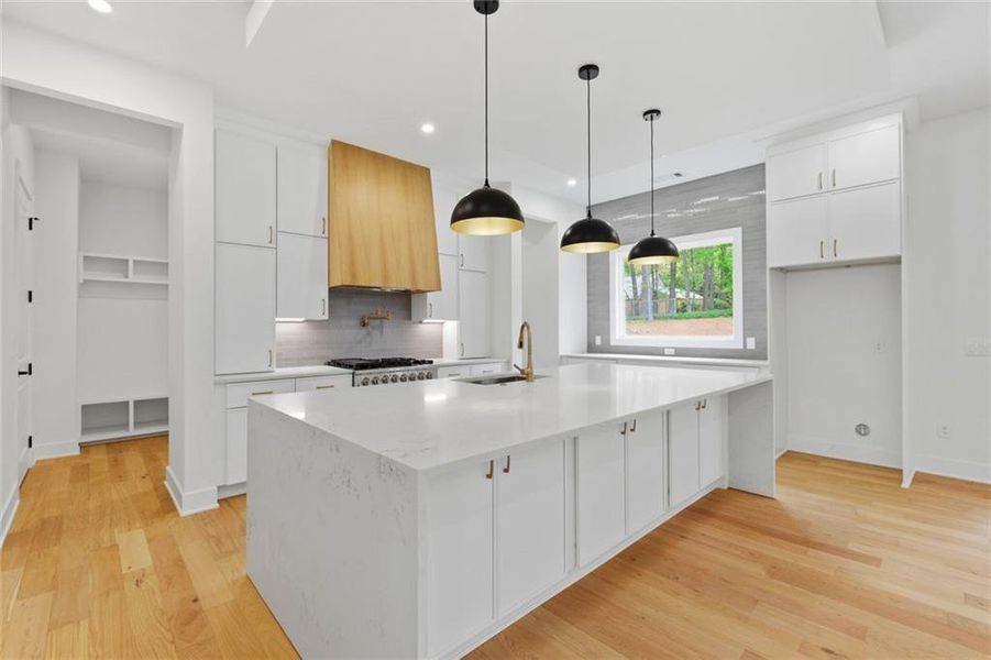 Furnished interior view inside a new home in , Marietta (Image 41).