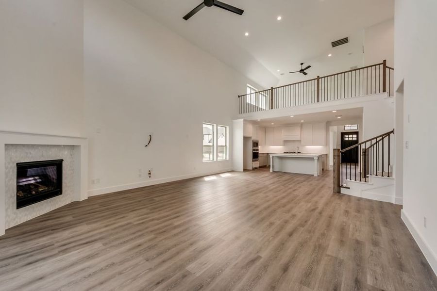 Representative unfurnished interior of a home built from the Meridian - SH 4439 by Shaddock Homes in Grand Oaks at Green Meadows - 50', Celina (Image 10). Representative unfurnished interior of a home built from the Meridian - SH 4439 by Shaddock Homes in Grand Oaks at Green Meadows - 50', Celina (Image 10).