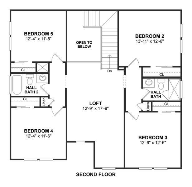 2D floor plan layout for the Davenport by K. Hovnanian® Homes in The Preserve at Green Meadows, Celina, TX (Image 4). 2D floor plan layout for the Davenport by K. Hovnanian® Homes in The Preserve at Green Meadows, Celina, TX (Image 4).