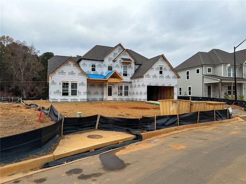 In-progress construction of a new home in Ashbury Commons, Powder Springs, GA (Image 29).