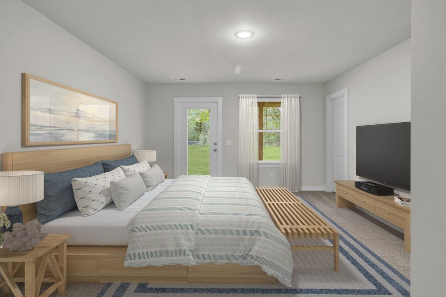 Furnished interior view inside a new home in , Johns Island (Image 16). Furnished interior view inside a new home in , Johns Island (Image 16).