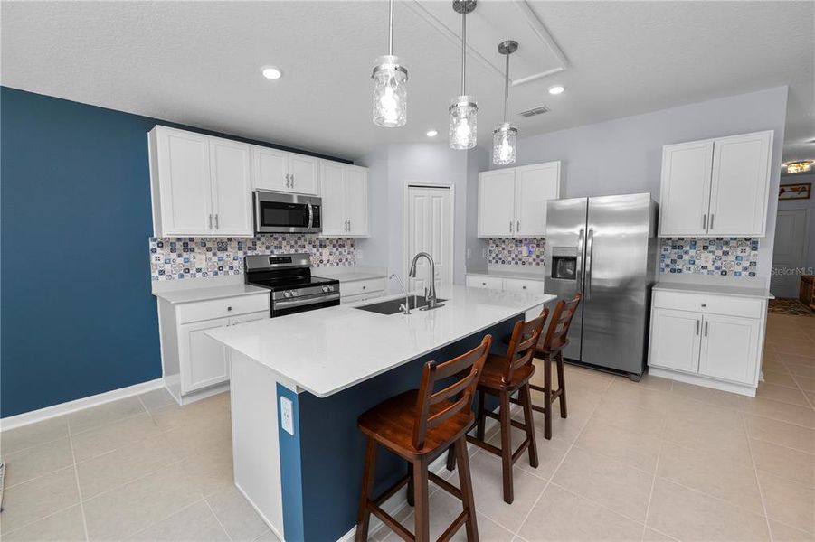 Furnished interior view inside a new home in Hunt Club Groves, Lake Wales (Image 47).