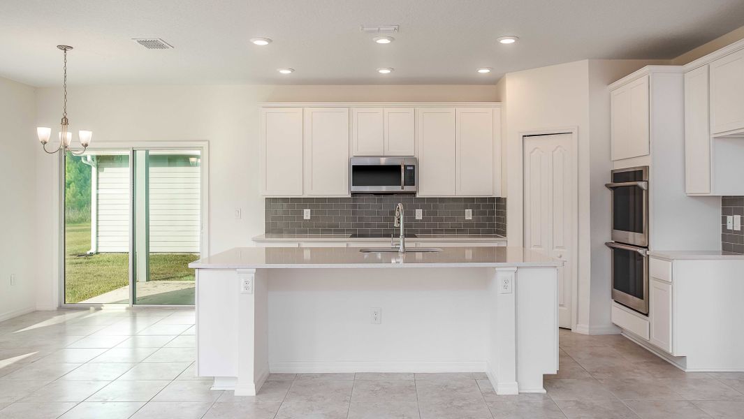 Furnished interior view inside a new home in Enclave At Seminole Palms, Palm Coast (Image 41). Furnished interior view inside a new home in Enclave At Seminole Palms, Palm Coast (Image 41).