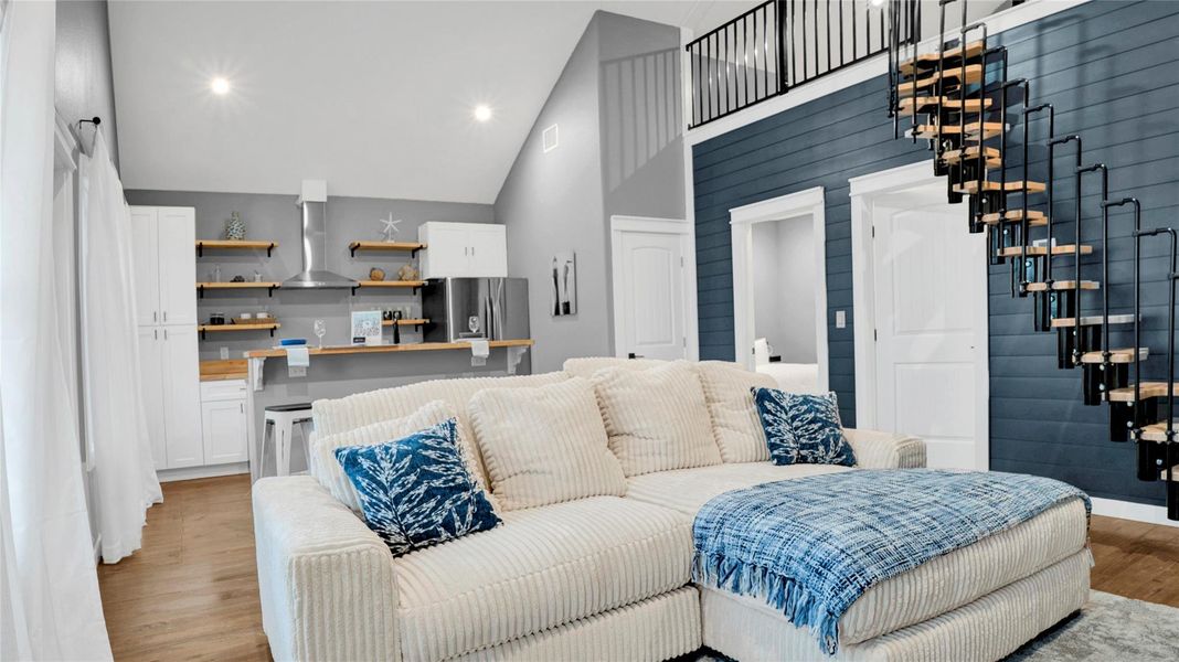 Furnished interior view inside a new home in , Crystal Beach (Image 30).