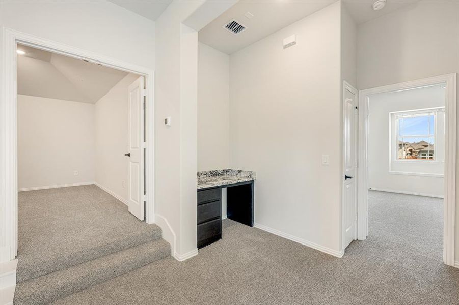 Furnished interior view inside a new home in Eagle Glen 50, Alvarado (Image 8). Furnished interior view inside a new home in Eagle Glen 50, Alvarado (Image 8).