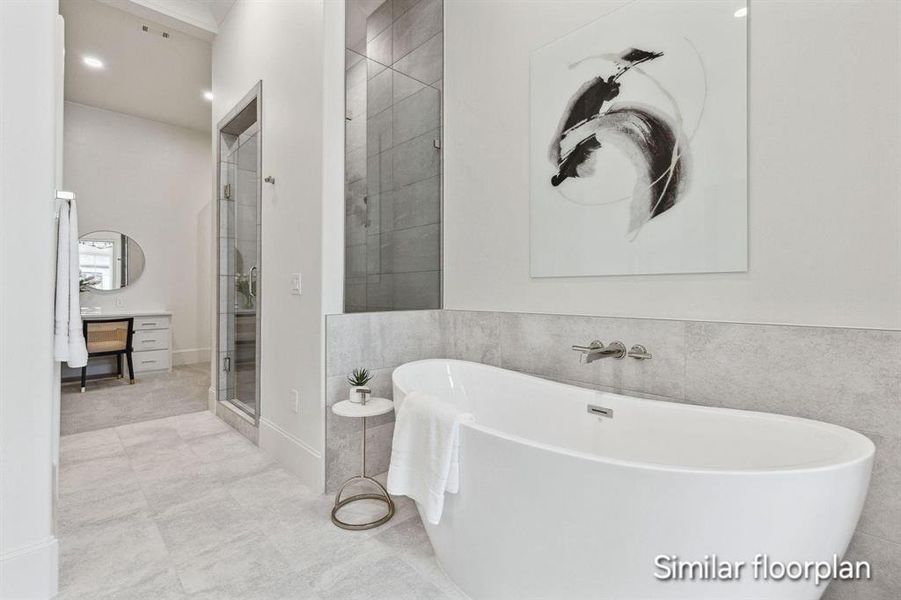 Furnished interior view inside a new home in , Plano (Image 7). Furnished interior view inside a new home in , Plano (Image 7).