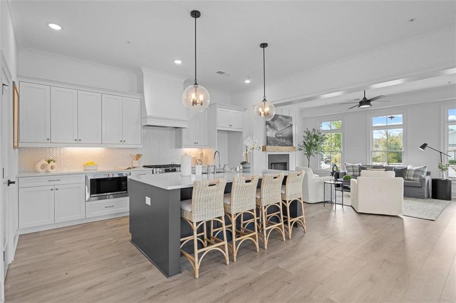 Furnished interior view inside a new home in Foxhall Residences, Douglasville GA, Douglasville (Image 11).