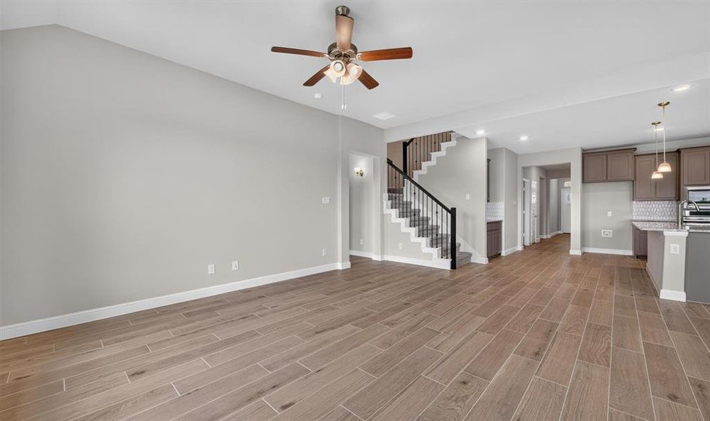 Spacious, unfurnished interior of a new home in Treeline, Justin (Image 21).