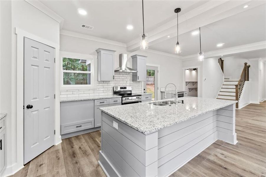 Furnished interior view inside a new home in , Lithonia (Image 7).